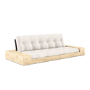 BASE Sofa bed – 402 Black Night, 701 Natural, with side boxes