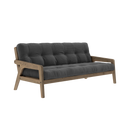 GRAB Sofa bed – 106 Carob Brown, 511 Charcoal