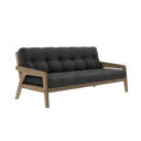 GRAB Sofa bed – 106 Carob Brown, 734 Dark Grey
