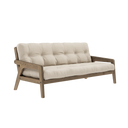GRAB Sofa bed – 106 Carob Brown, 747 Beige