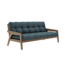 GRAB Sofa bed – 106 Carob Brown, 757 Petrol Blue