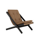 BOOGIE Chair – 202 Black, 755 Mocca