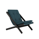 BOOGIE Chair – 202 Black, 757 Petrol Blue