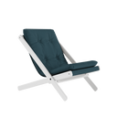 BOOGIE Chair – 205 White, 757 Petrol Blue