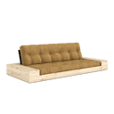 BASE Sofa bed – 402 Black Night, 643 Golden Ochre, with side boxes