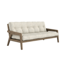 GRAB Sofa bed – 106 Carob Brown, 640 Soft Chalk