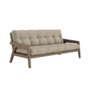GRAB Sofa bed – 106 Carob Brown, 641 Warm Sand
