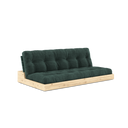 BASE Sofa bed – 404 Lush Green, 512 Seaweed, without side boxes