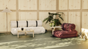 Sofa mit Anschnallen
