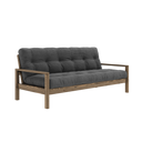 KNOB Sofa bed – 106 Carob Brown, 511 Charcoal