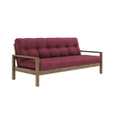 KNOB Sofa bed – 106 Carob Brown, 710 Bordeaux