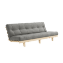 LEAN Sofa bed – 100 Raw Pine, 746 Grey