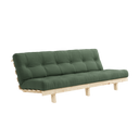 LEAN Sofa bed – 100 Raw Pine, 756 Olive Green