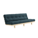 LEAN Sofa bed – 100 Raw Pine, 757 Petrol Blue